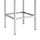Artiss Set of 2 PU Leather Backless Bar Stools - Black and Chrome