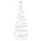 Jingle Jollys Christmas Tree 1.8M 320 LED Xmas Cold White Lights Optic Fibre