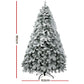 Jingle Jollys Christmas Tree 1.8M Xmas Trees Decorations Snowy 520 Tips