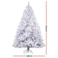 Jingle Jollys Christmas Tree 2.1M Xmas Trees Decorations White 1000 Tips