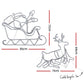 Jingle Jollys Christmas Motif Lights LED Rope Reindeer Waterproof Colourful Xmas