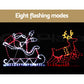 Jingle Jollys Christmas Motif Lights LED Rope Reindeer Waterproof Colourful Xmas